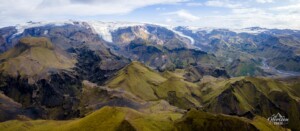 Panorama from the summit of Rjúpnafell Panorama from the summit of Rjúpnafell