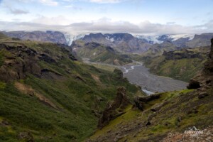 Thórsmörk Valley and Myrdalsjökull Thórsmörk Valley and Myrdalsjökull