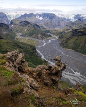 Thórsmörk and Myrdalsjökull Valley Thórsmörk and Myrdalsjökull Valley