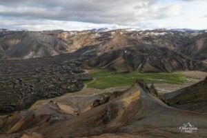 Panorama from Suðurnámur ridge Panorama from Suðurnámur ridge