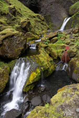 Waterfall near the campsite Waterfall near the campsite