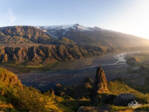Eyjafallajökull from Valahnúkur Eyjafallajökull from Valahnúkur