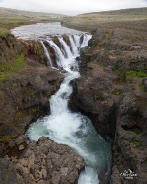 Kolufossar waterfall Kolufossar waterfall