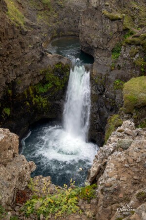Kolufossar waterfall Kolufossar waterfall