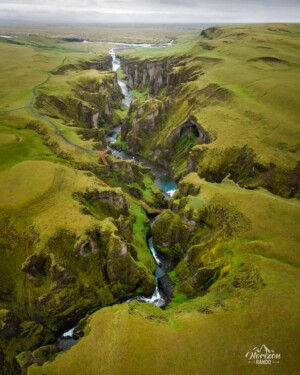 Fjadrárgljúfur canyon (drone shot) Fjadrárgljúfur canyon (drone shot)