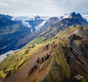 Morsárjökull (vue drone) Morsárjökull (vue drone)