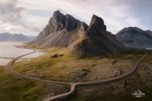 Eystrahorn (vue drone) Eystrahorn (vue drone)
