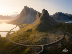 Eystrahorn (vue drone) Eystrahorn (vue drone)