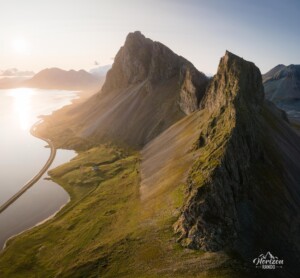 Eystrahorn (vue drone) Eystrahorn (vue drone)