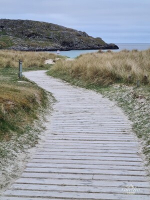 Sentier vers la plage d'Achmelvich Sentier vers la plage d'Achmelvich