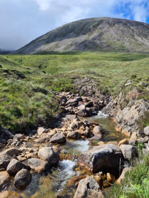 Stream on the way down Stream on the way down