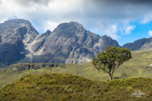 Blà Bheinn from the start Blà Bheinn from the start