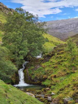 Allt Nan Uamh waterfalls Allt Nan Uamh waterfalls