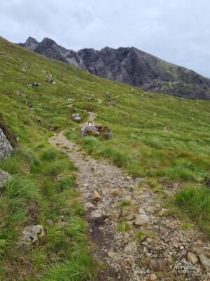 Ascension relativement tranquille et sur un bon sentier Ascension relativement tranquille et sur un bon sentier