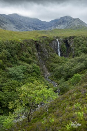 Eas Mòr waterfalls in front of Sgùrr Dearg Eas Mòr waterfalls in front of Sgùrr Dearg
