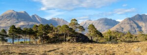 Magnificent panorama of Beinn Alligin and Liathach Magnificent panorama of Beinn Alligin and Liathach