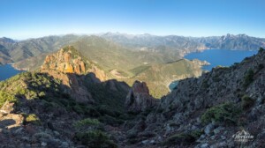 Panorama to the east from Monte Senino Panorama to the east from Monte Senino