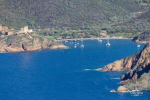 Tour génoise et port de Girolata
