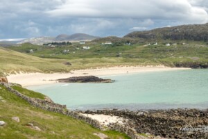 Beach and hamlet of Polin Beach and hamlet of Polin