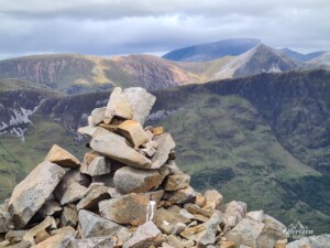 Cairn at the summit Cairn at the summit