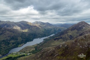 View to the east from the summit of Pap of Glencoe View to the east from the summit of Pap of Glencoe