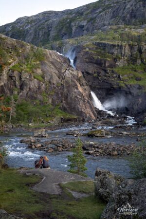 Third waterfall, Nykkjesøyfossen Third waterfall, Nykkjesøyfossen