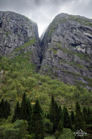 The Husedalen valley is very steep The Husedalen valley is very steep