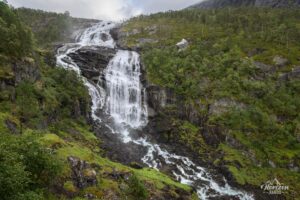 Second waterfall, Nyastølsfossen Second waterfall, Nyastølsfossen