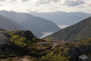 Hardangerfjord from the final viewpoint Hardangerfjord from the final viewpoint