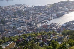 The lively center of Bergen The lively center of Bergen