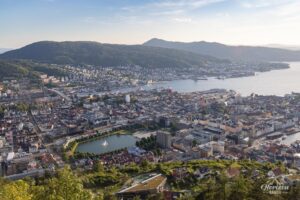 Bergen from Fløyen Bergen from Fløyen