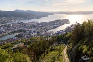 Bergen from Fløyen Bergen from Fløyen