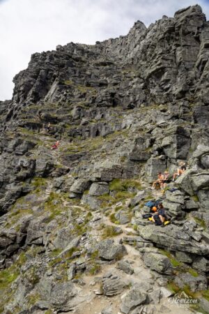 Summit of Innerdalstarnet from the Tårnskaret pass Summit of Innerdalstarnet from the Tårnskaret pass