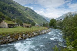Rivière Geirangelva, au départ de la randonnée Rivière Geirangelva