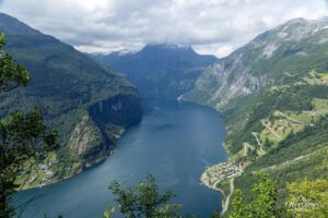 Vue depuis le belvédère de Løsta Vue depuis le belvédère de Løsta