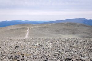 A desert-like view from the main peak of the hike, Veslfjellet, 1,743 m A desert-like view from the main peak of the hike, Veslfjellet, 1,743 m