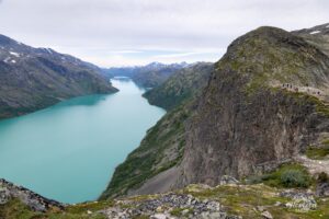 The magnificent Lake Gjende The magnificent Lake Gjende