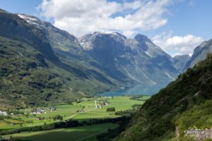 Viewpoint over the Oldedalen valley Viewpoint over the Oldedalen valley