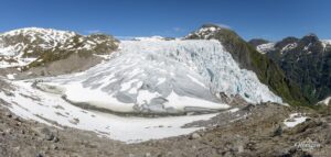 Panoramas of Flatbreen from the moraine Panoramas of Flatbreen from the moraine
