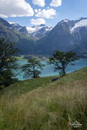 Towards Fosnes and Stryneskåla (1,848 m) Towards Fosnes and Stryneskåla (1,848 m)