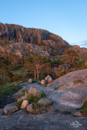 Descending at sunset Descending at sunset