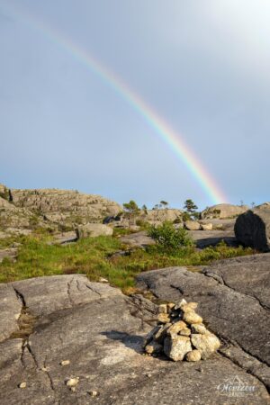 Rainbow on the trail Rainbow on the trail