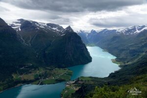 Exceptional view from the summit of Klovane Exceptional view from the summit of Klovane