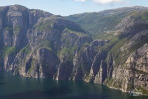 Preikestolen opposite, on the left Preikestolen opposite, on the left